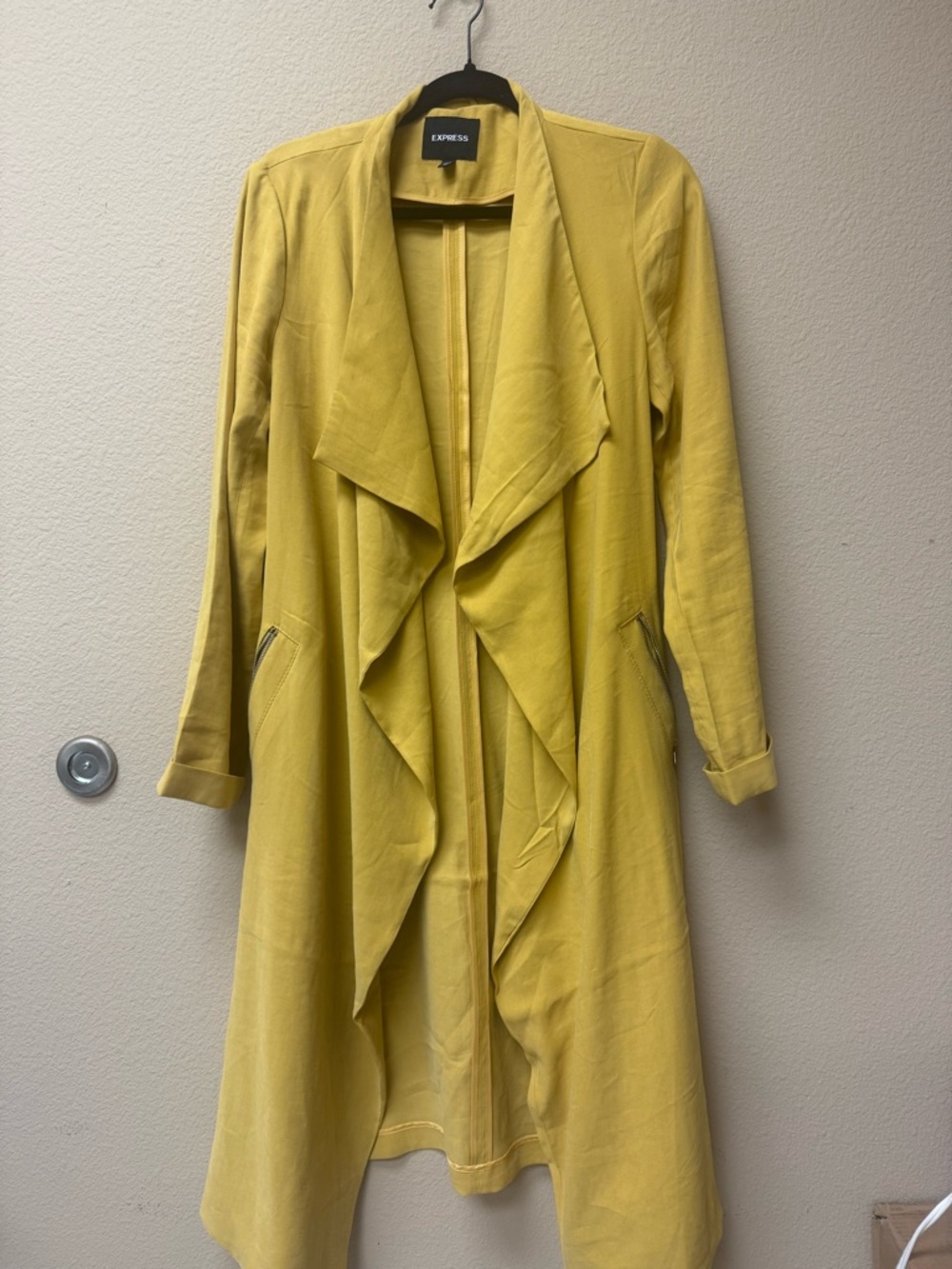Express Mustard Yellow Lightweight Drape Jacket 💛💛💛